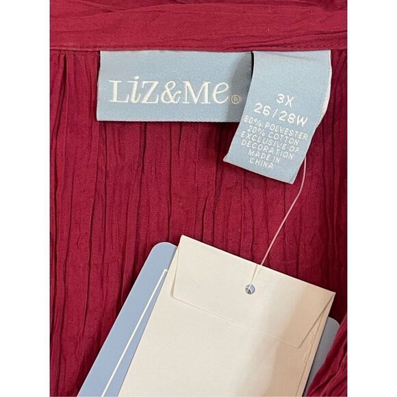 Liz & Me women’s blouse 3X NWT - Picture 5 of 6